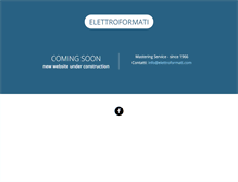 Tablet Screenshot of elettroformati.com